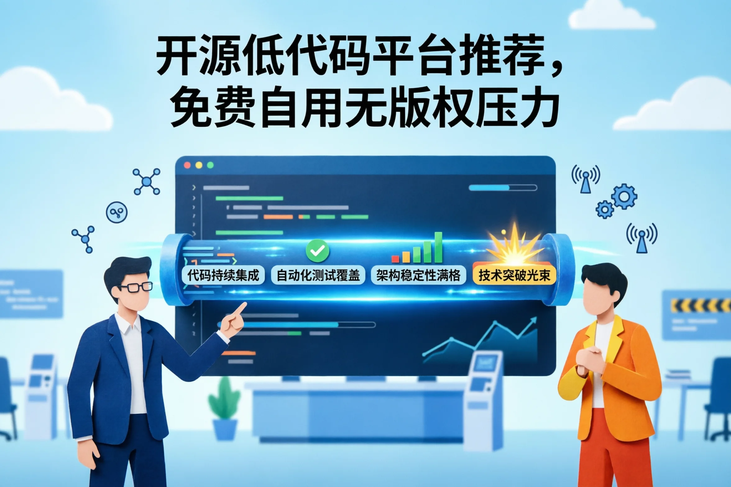 开源低代码平台推荐，免费自用无版权压力