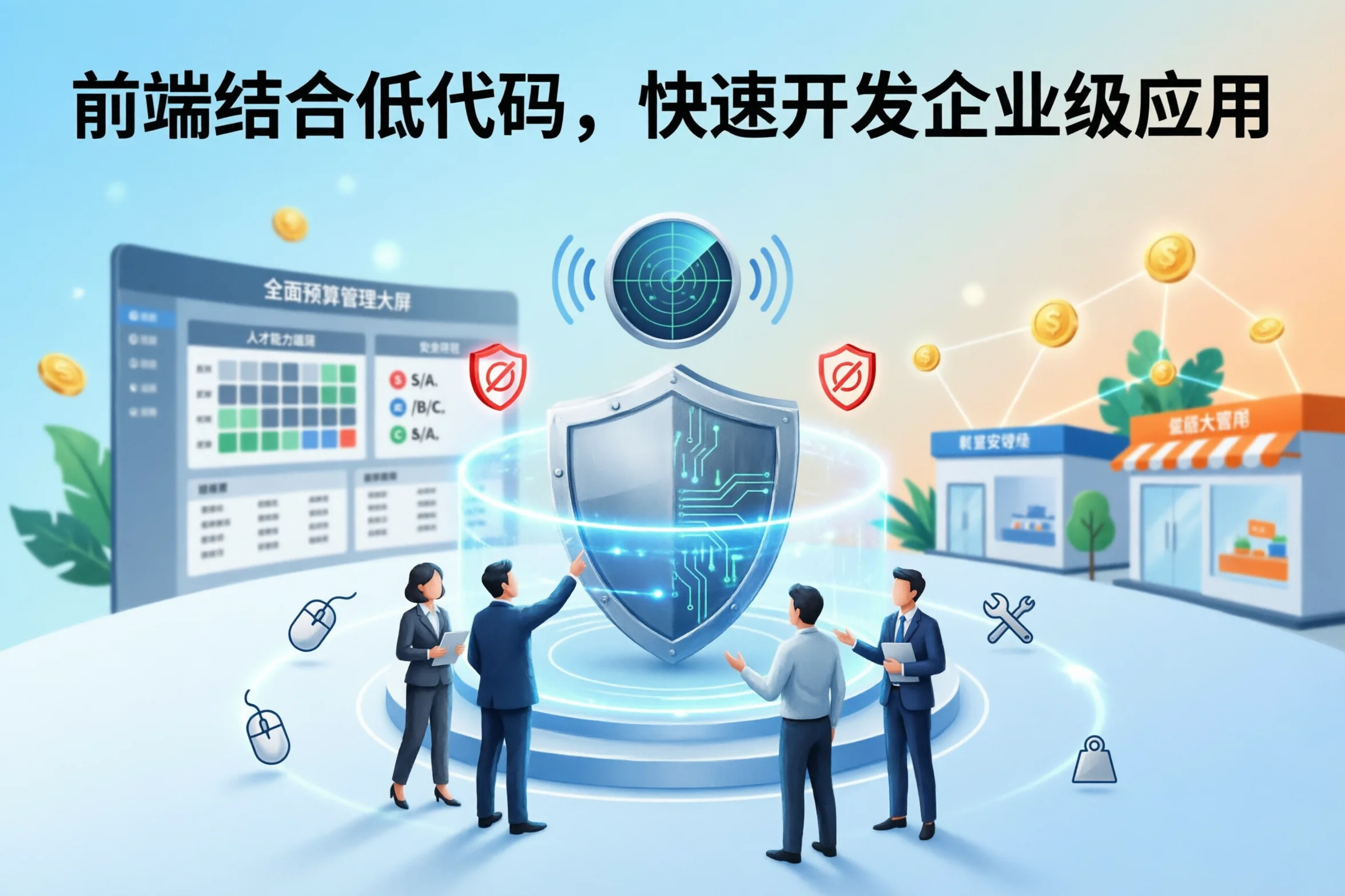前端结合低代码，快速开发企业级应用