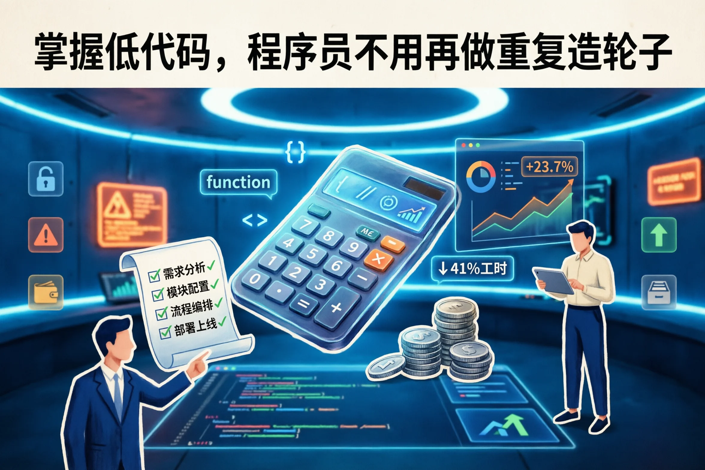掌握低代码，程序员不用再做重复造轮子