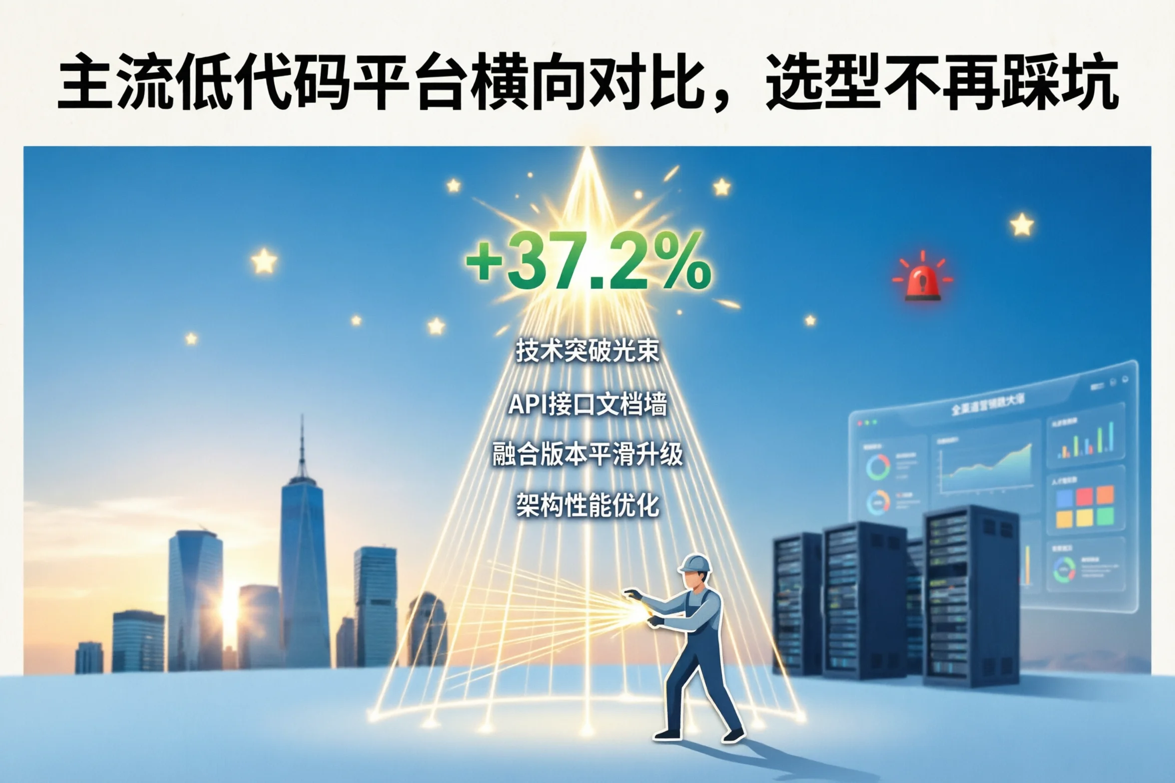 主流低代码平台横向对比，选型不再踩坑