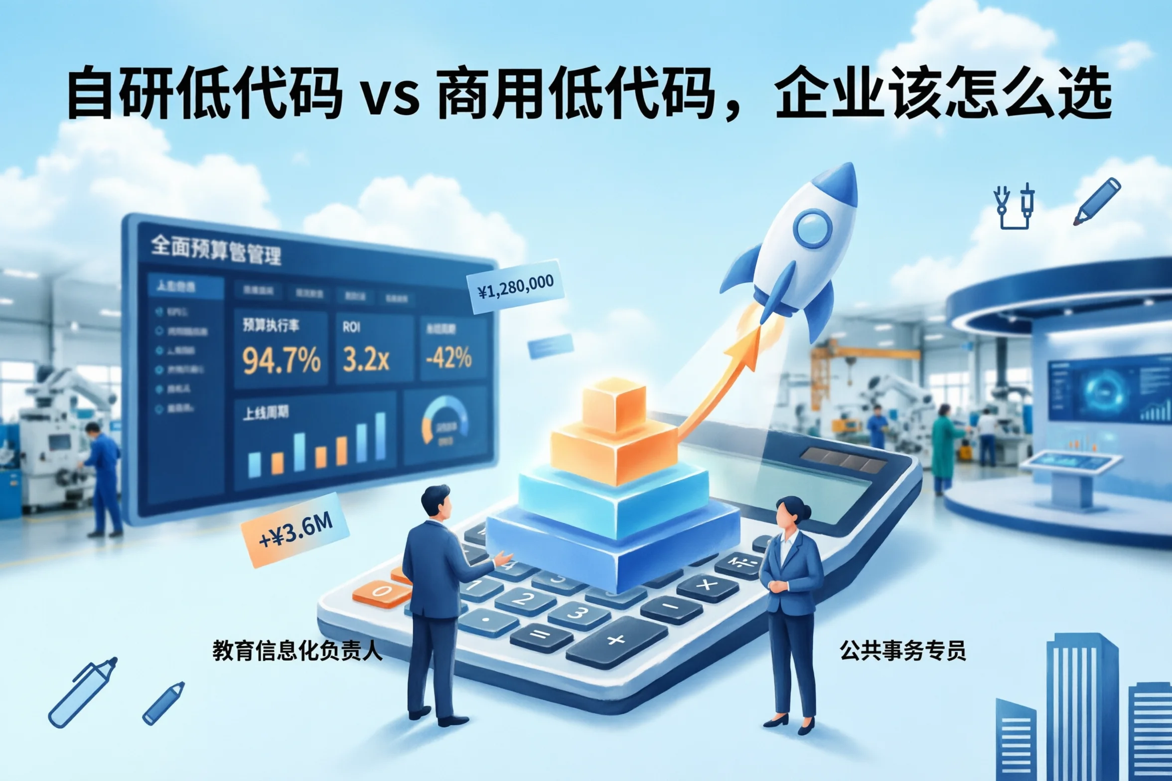 自研低代码 vs 商用低代码，企业该怎么选