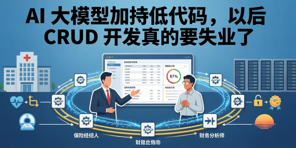 AI 大模型加持低代码，以后 CRUD 开发真的要失业了