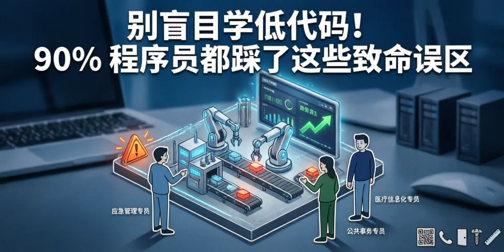 别盲目学低代码！90% 程序员都踩了这些致命误区