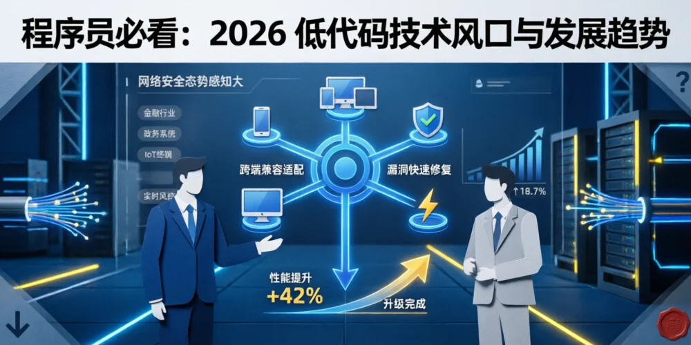 程序员必看：2026 低代码技术风口与发展趋势
