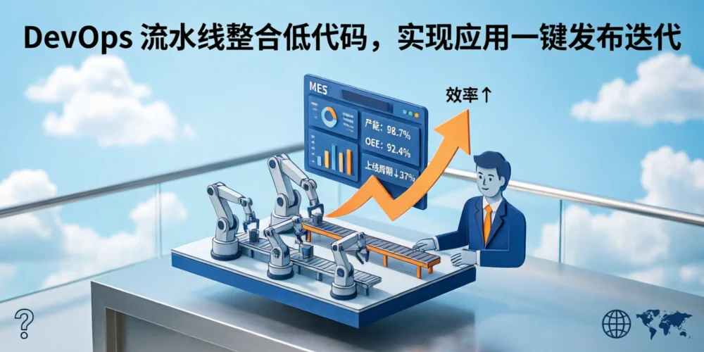DevOps 流水线整合低代码，实现应用一键发布迭代