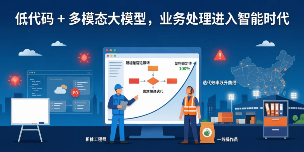 低代码 + 多模态大模型，业务处理进入智能时代