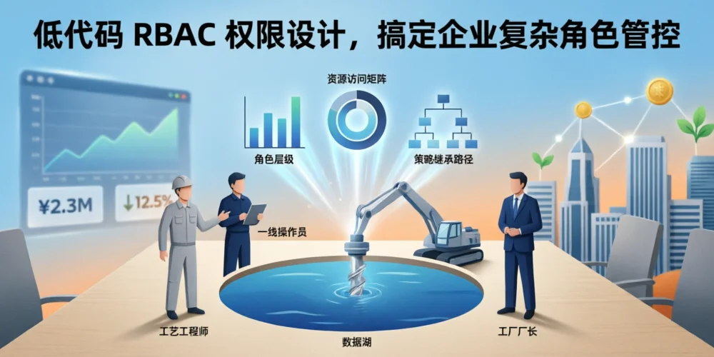 低代码 RBAC 权限设计，搞定企业复杂角色管控
