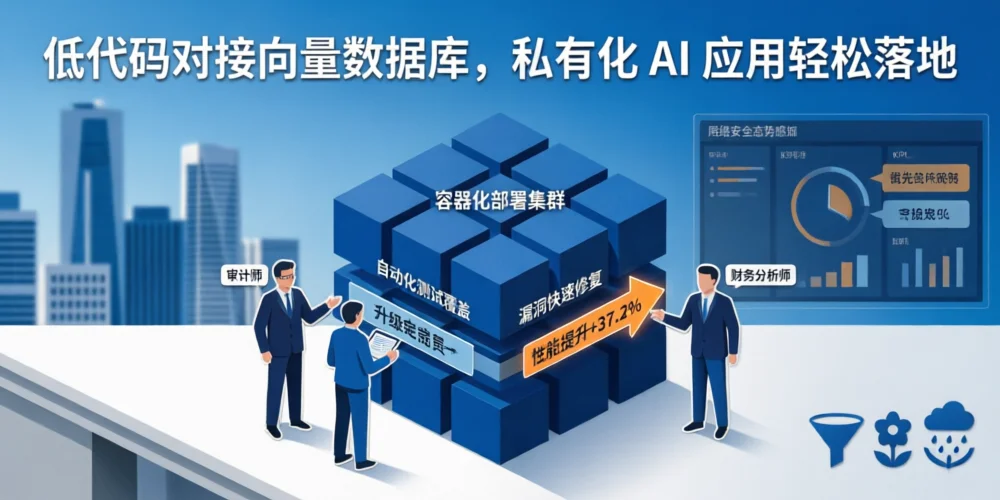 低代码对接向量数据库，私有化 AI 应用轻松落地