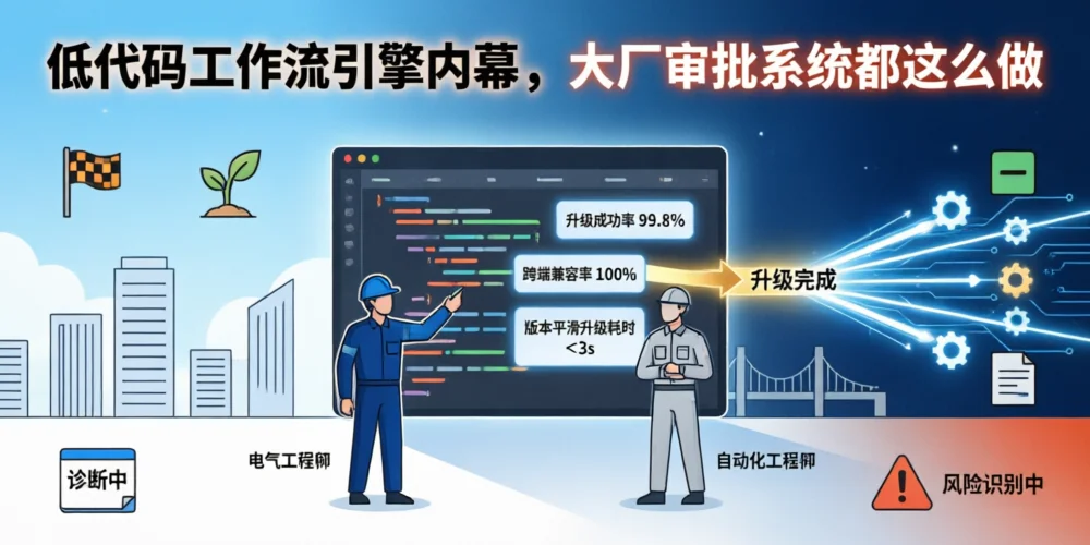 低代码工作流引擎内幕，大厂审批系统都这么做