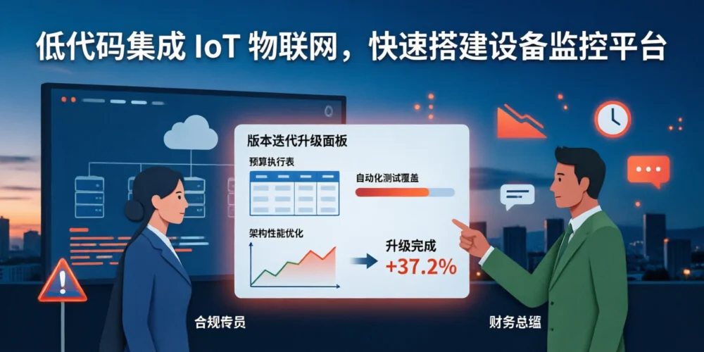 低代码集成 IoT 物联网，快速搭建设备监控平台