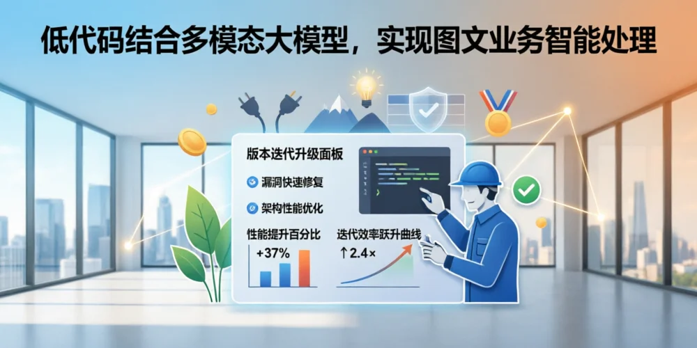 低代码结合多模态大模型，实现图文业务智能处理