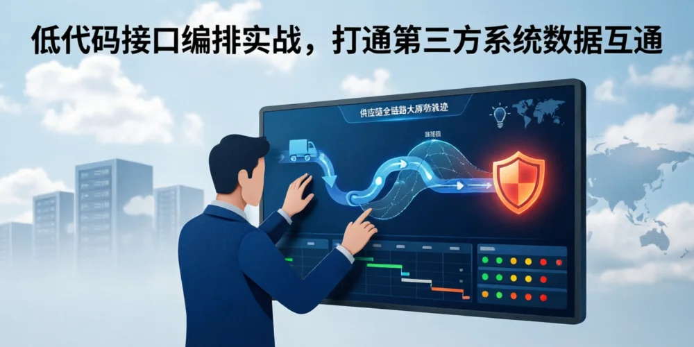 低代码接口编排实战，打通第三方系统数据互通