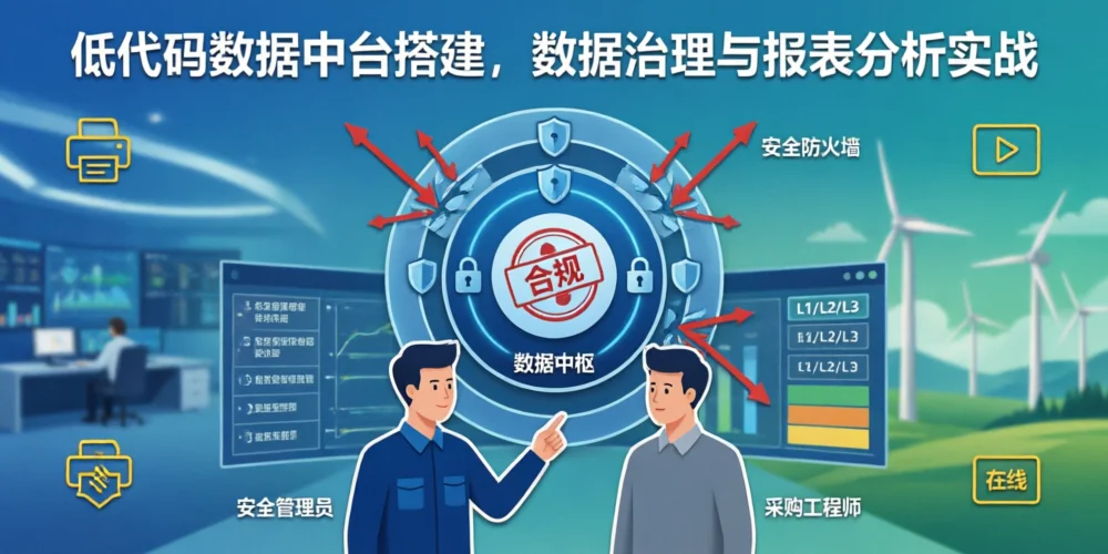 低代码数据中台搭建，数据治理与报表分析实战