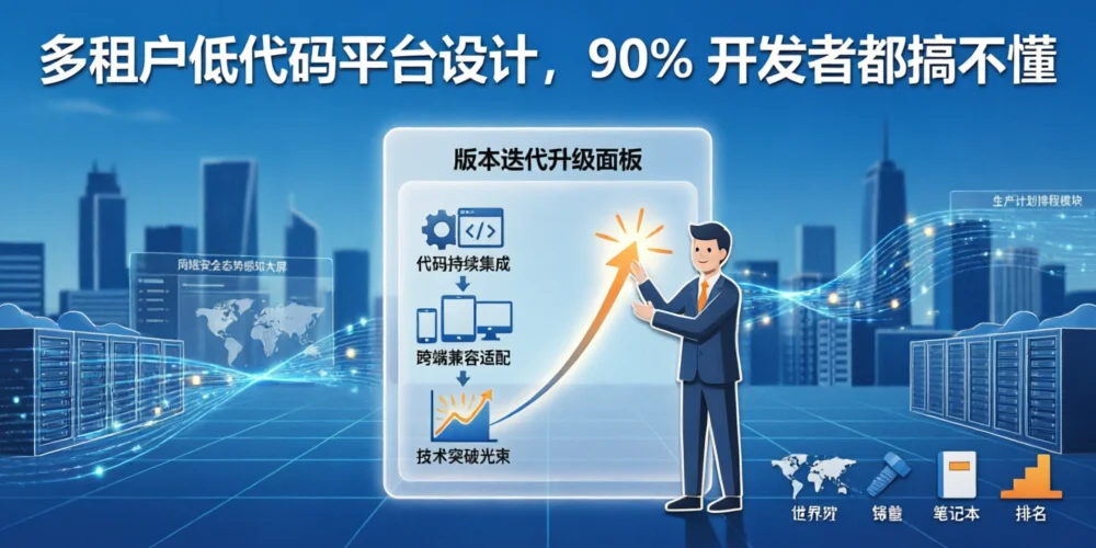 多租户低代码平台设计，90% 开发者都搞不懂