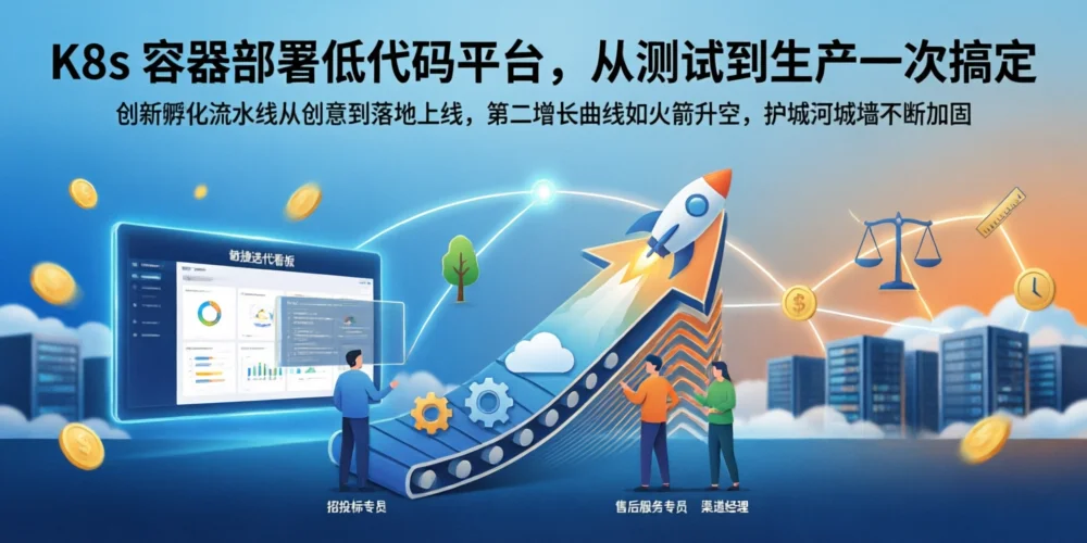 K8s 容器部署低代码平台，从测试到生产一次搞定