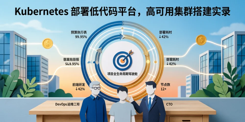 Kubernetes 部署低代码平台，高可用集群搭建实录