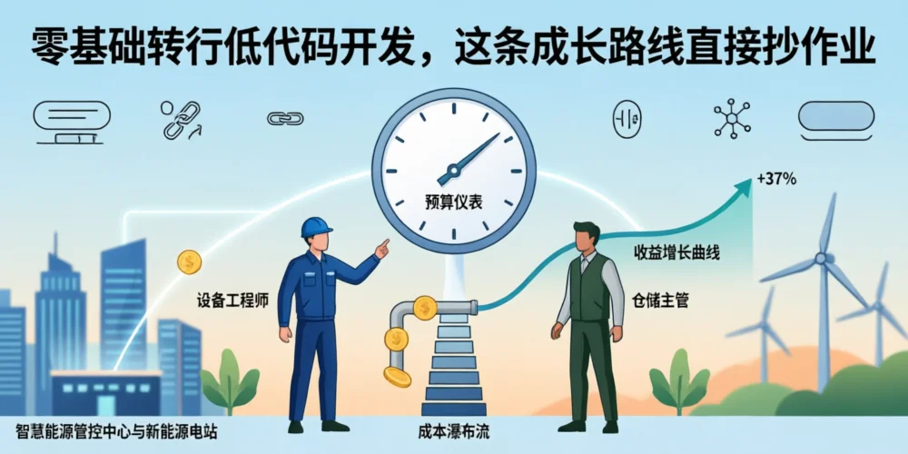 零基础转行低代码开发，这条成长路线直接抄作业