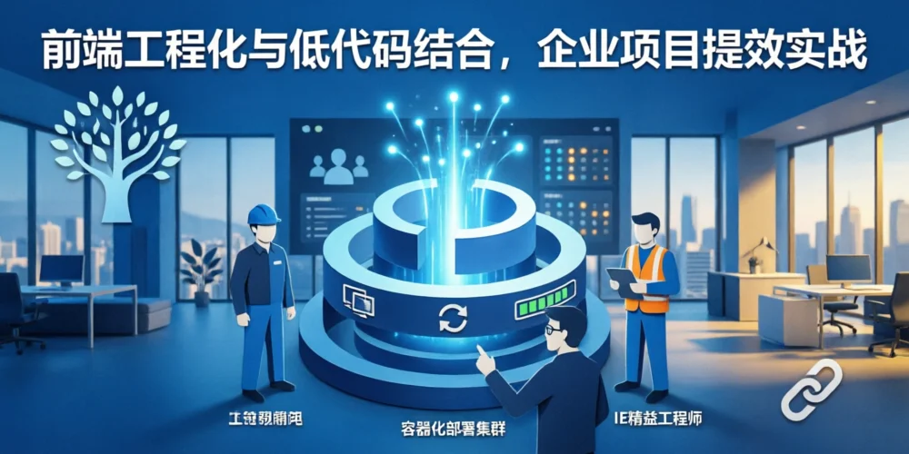 前端工程化与低代码结合，企业项目提效实战