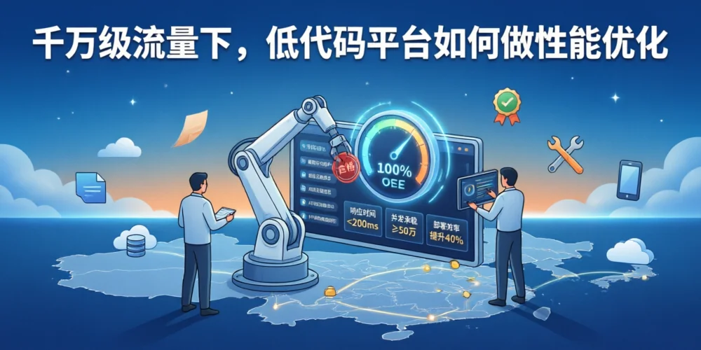 千万级流量下，低代码平台如何做性能优化