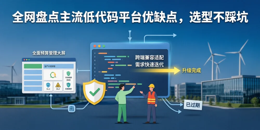 全网盘点主流低代码平台优缺点，选型不踩坑