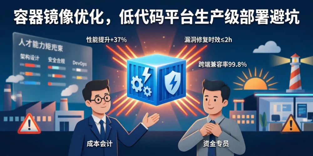 容器镜像优化，低代码平台生产级部署避坑