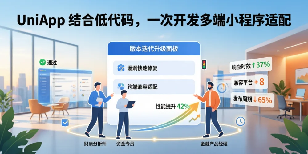 UniApp 结合低代码，一次开发多端小程序适配