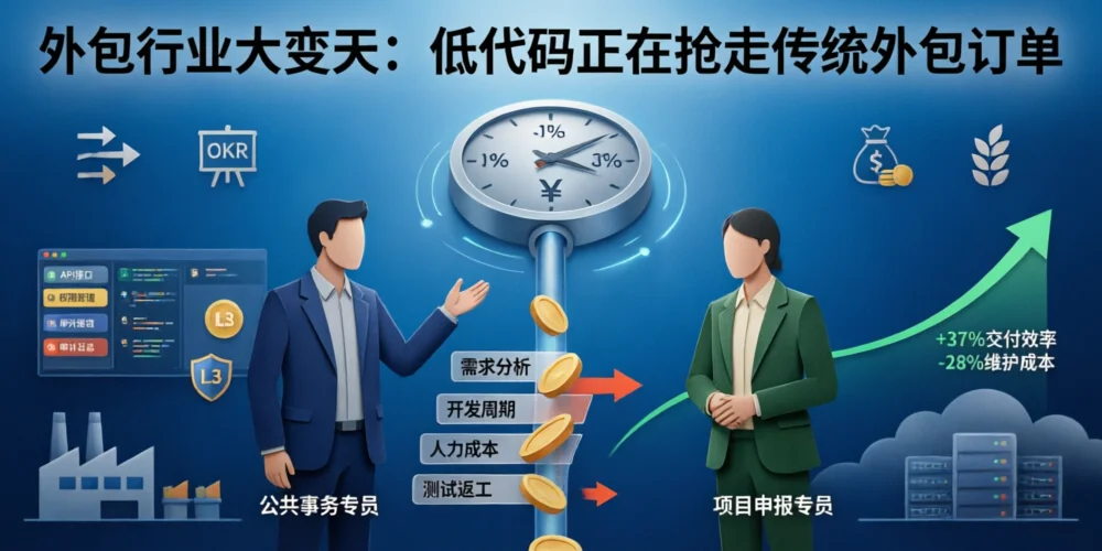 外包行业大变天：低代码正在抢走传统外包订单