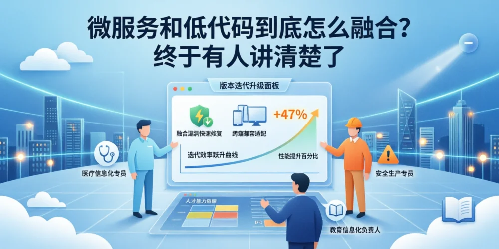 微服务和低代码到底怎么融合？终于有人讲清楚了