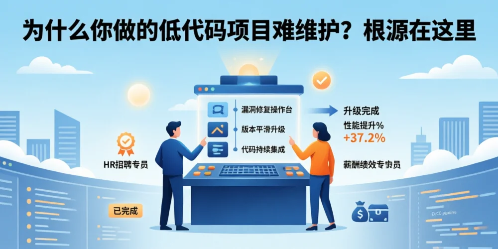 为什么你做的低代码项目难维护？根源在这里