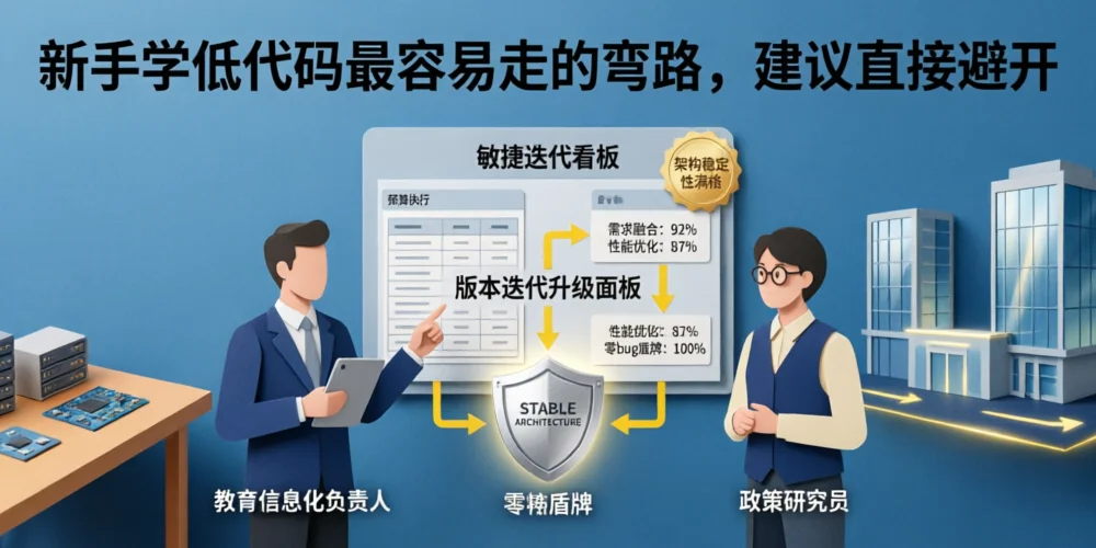 新手学低代码最容易走的弯路，建议直接避开