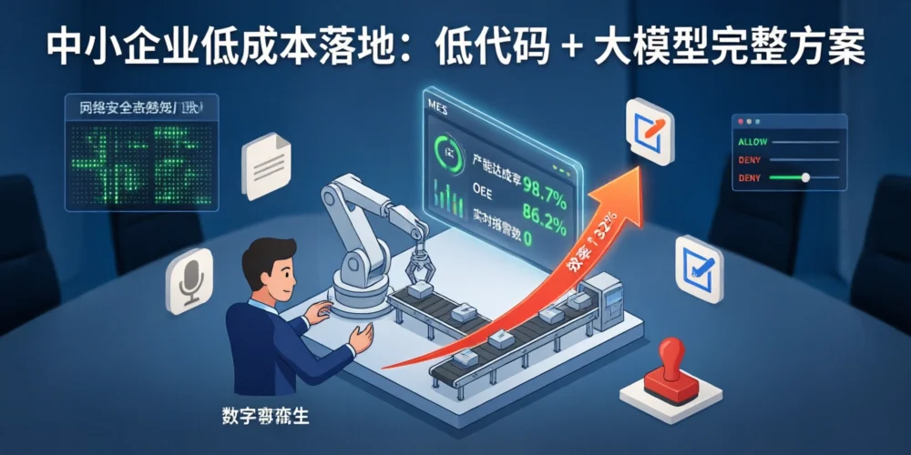 中小企业低成本落地：低代码 + 大模型完整方案