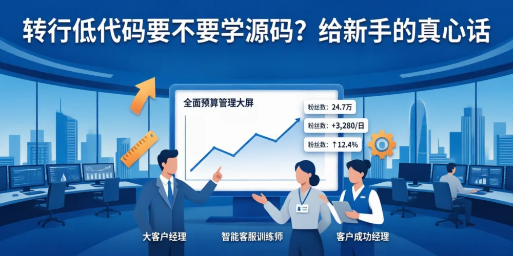 转行低代码要不要学源码？给新手的真心话
