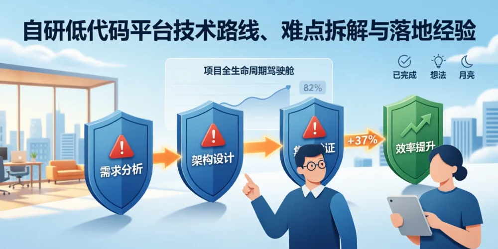 自研低代码平台技术路线、难点拆解与落地经验