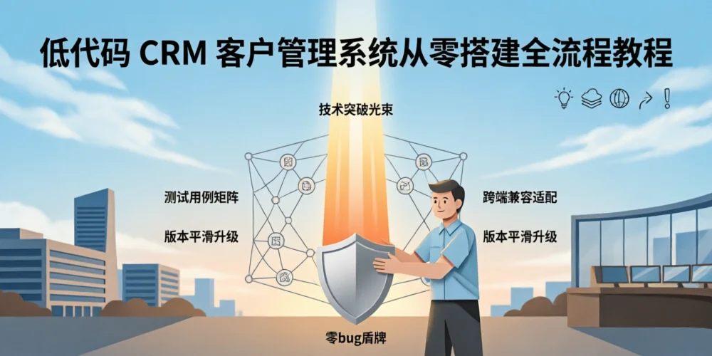 低代码 CRM 客户管理系统从零搭建全流程教程