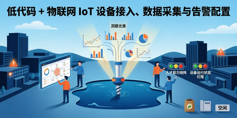 低代码 + 物联网 IoT 设备接入、数据采集与告警配置