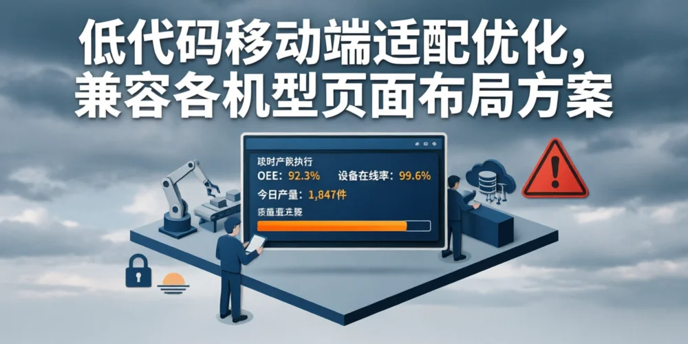 低代码移动端适配优化，兼容各机型页面布局方案