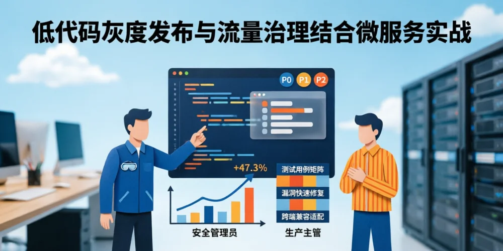 低代码灰度发布与流量治理结合微服务实战