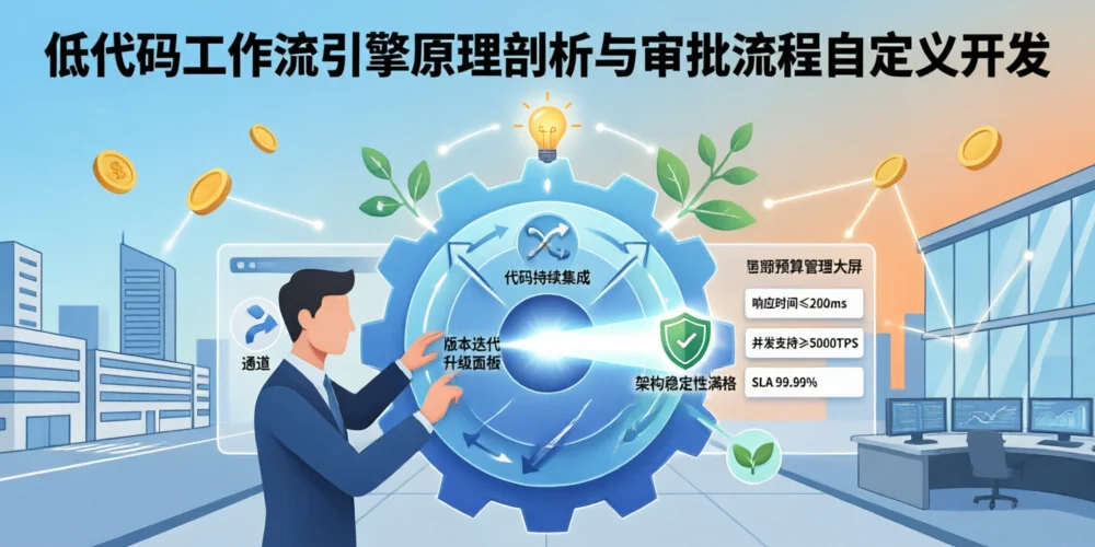 低代码工作流引擎原理剖析与审批流程自定义开发