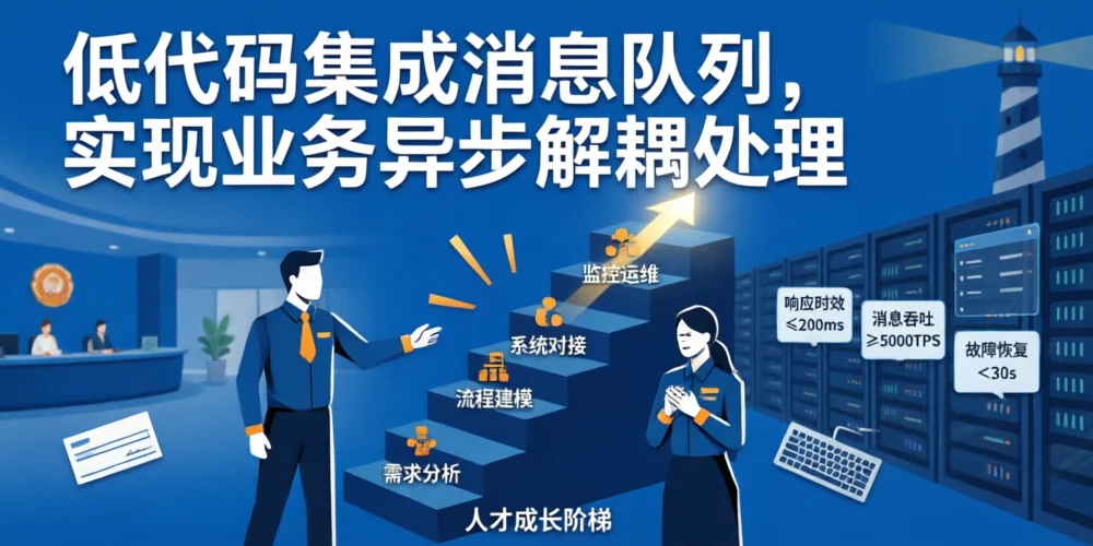 低代码集成消息队列，实现业务异步解耦处理