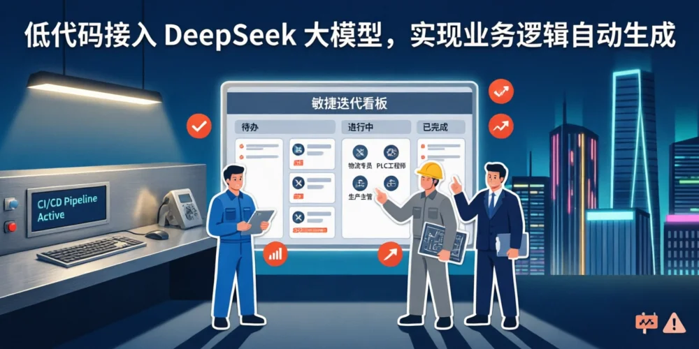 低代码接入 DeepSeek 大模型，实现业务逻辑自动生成