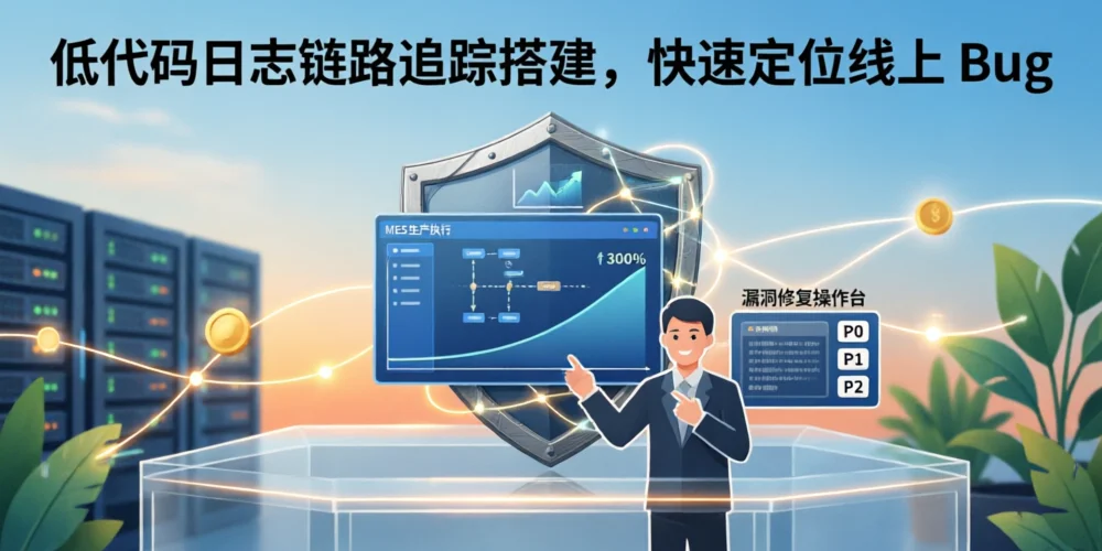 低代码日志链路追踪搭建，快速定位线上 Bug