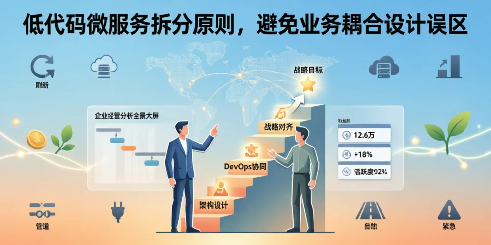 低代码微服务拆分原则，避免业务耦合设计误区