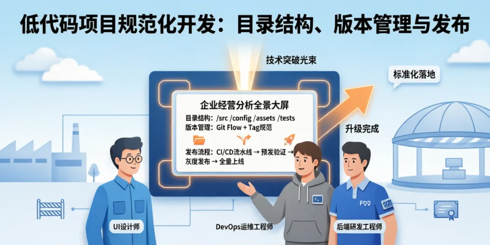 低代码项目规范化开发：目录结构、版本管理与发布