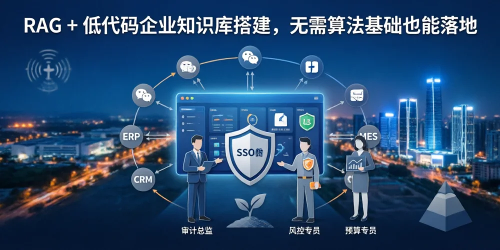 RAG + 低代码企业知识库搭建，无需算法基础也能落地