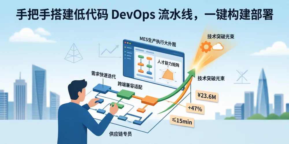 手把手搭建低代码 DevOps 流水线，一键构建部署
