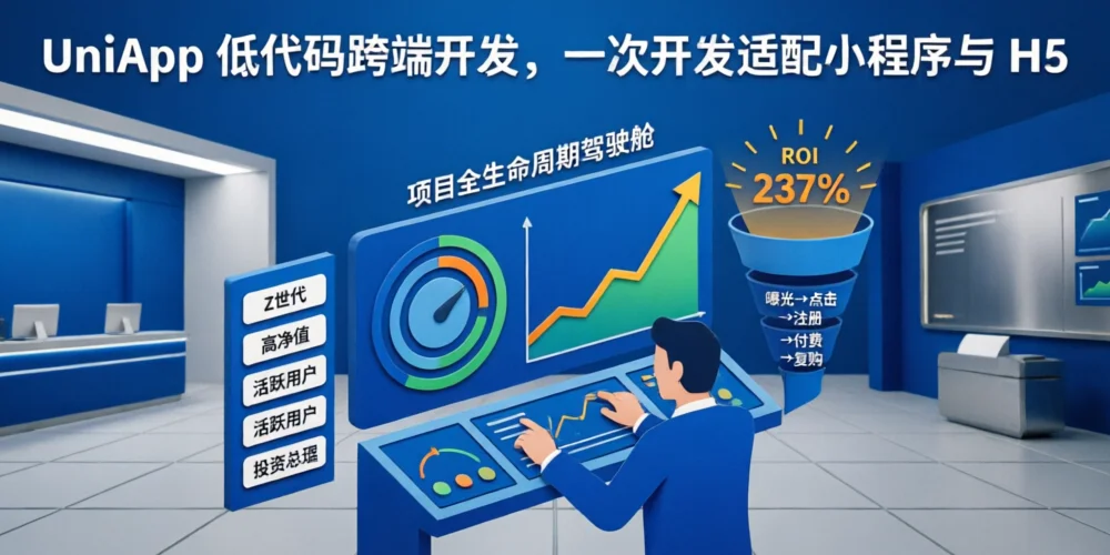 UniApp 低代码跨端开发，一次开发适配小程序与 H5