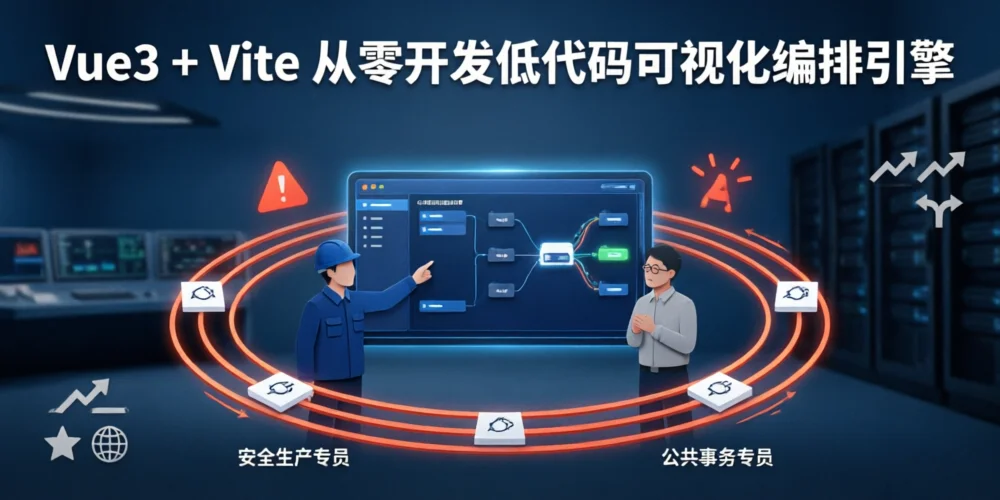 Vue3 + Vite 从零开发低代码可视化编排引擎