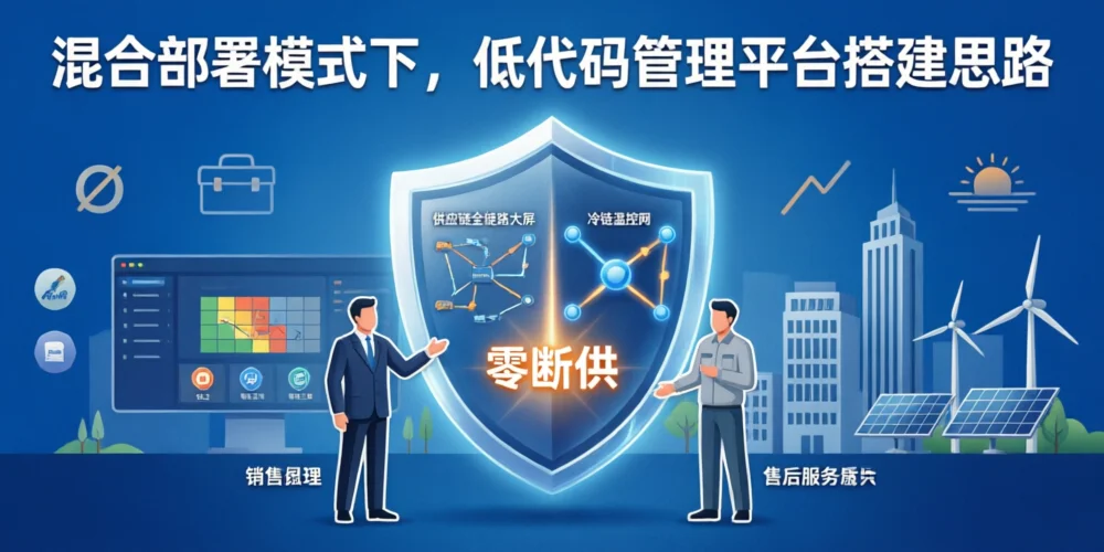 混合部署模式下，低代码管理平台搭建思路