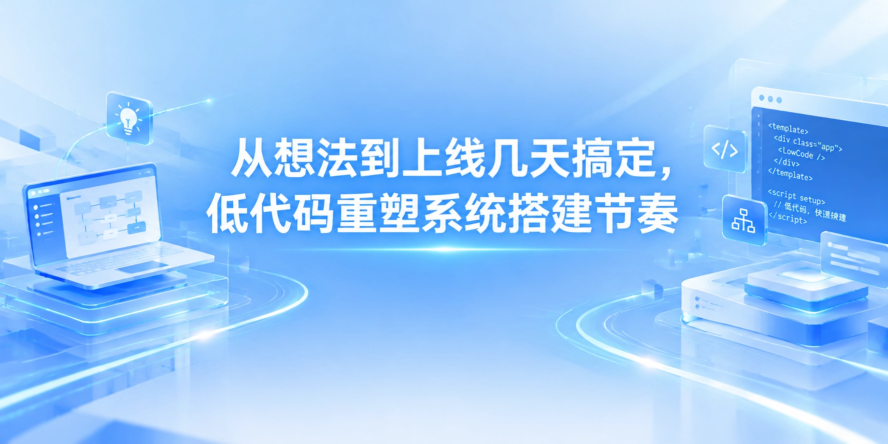 从想法到上线几天搞定，低代码重塑系统搭建节奏