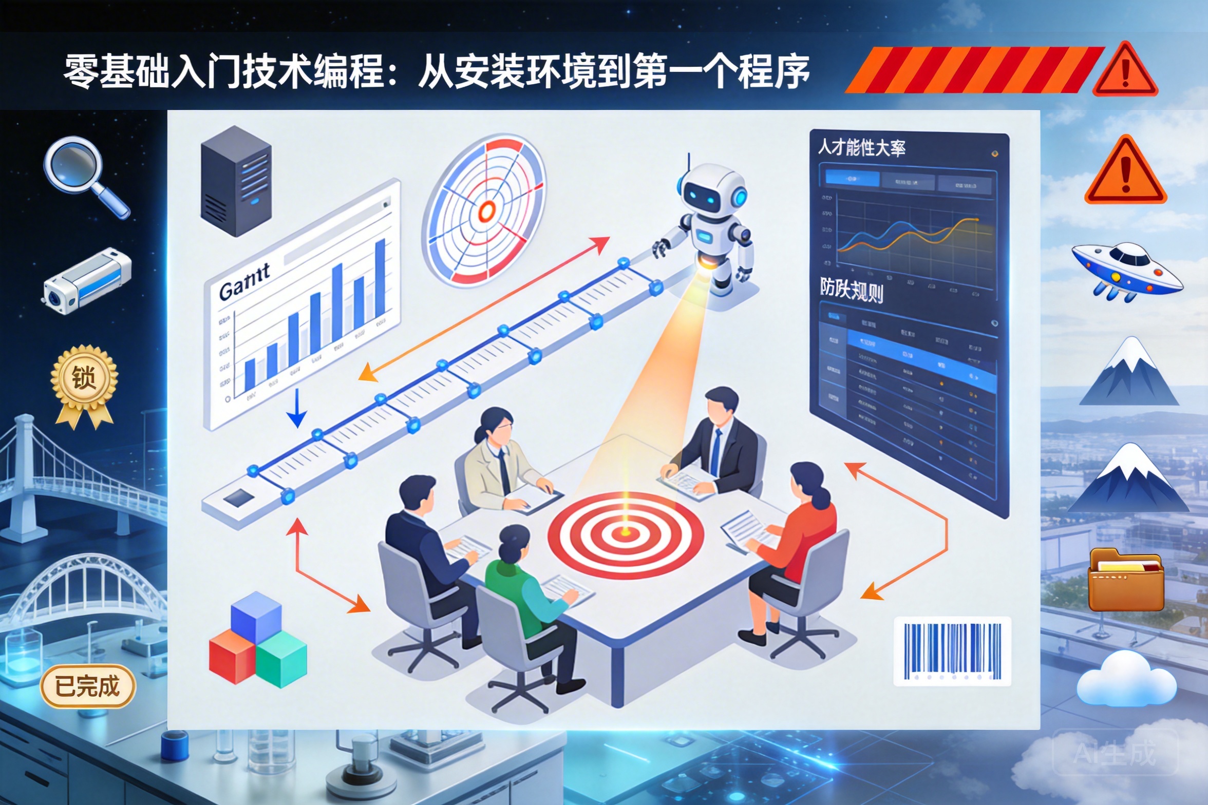 零基础入门技术编程：从安装环境到第一个程序